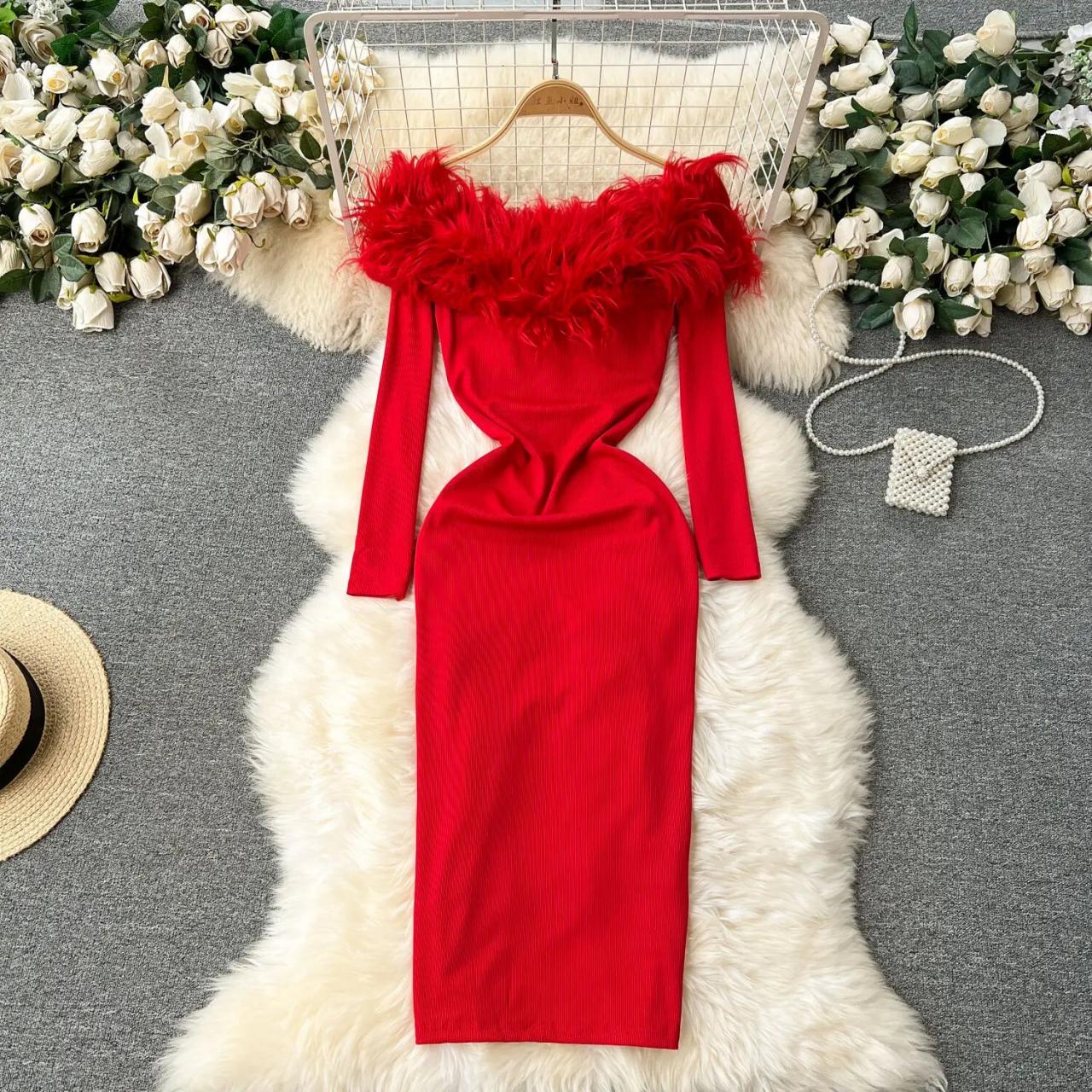 red bow for dress Red Maxi Dress With Bow Detail